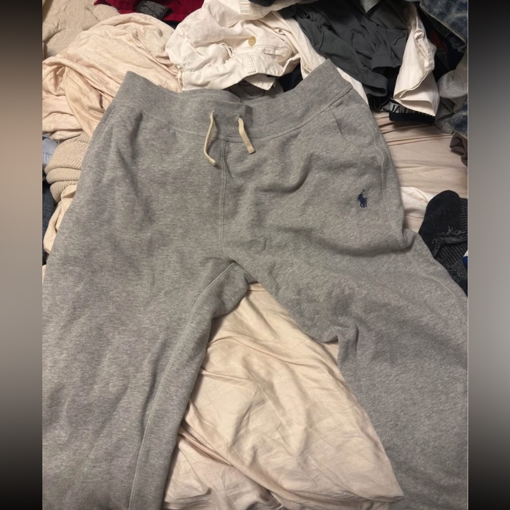 Ralph Lauren Light Gray Polo Sweatpants